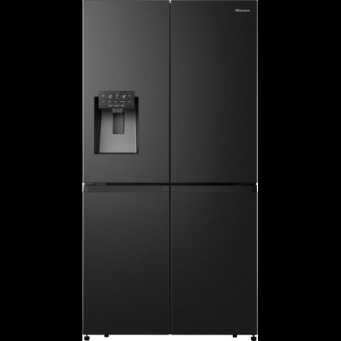 Hisense RQ760N4SBFE side by side ledusskapis Brīvi novietots 584 L Melns