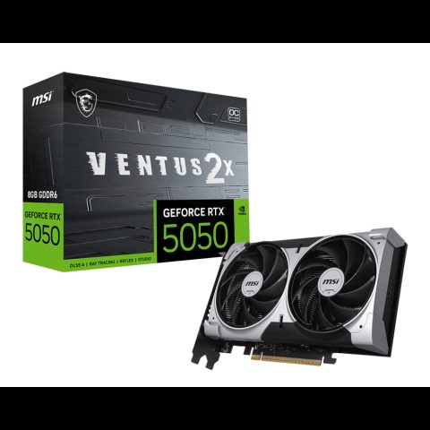 MSI GEFORCE RTX 5050 8G VENTUS 2X OC graphics card NVIDIA 8 GB GDDR6