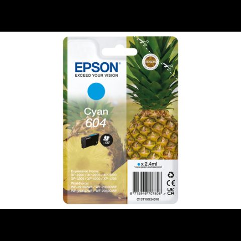 Epson 604 tintes kārtridžs 1 pcs Oriģināls Standarta produktivitāte Tirkīzzils