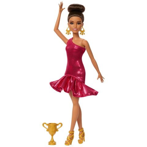 Mattel Barbie Ballroom Dancer Fashion Doll with Brown Styled Hair
