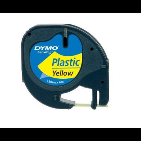 Dymo 12mm LetraTAG Plastic tape marķēšanas lenta