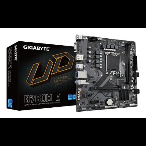 Gigabyte B760M E Motherboard - Supports 14th Gen. Intel Core CPUs
