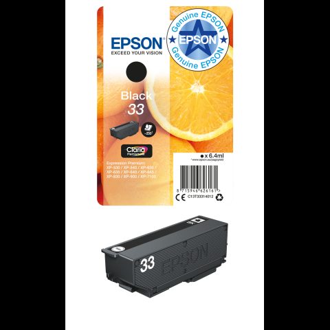 Epson Oranges C13T33314012 tintes kārtridžs 1 pcs Oriģināls Standarta produkti…