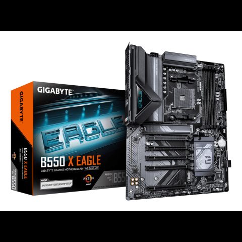 Gigabyte B550 X EAGLE mātes plate AMD B550 Ligzda AM4 ATX