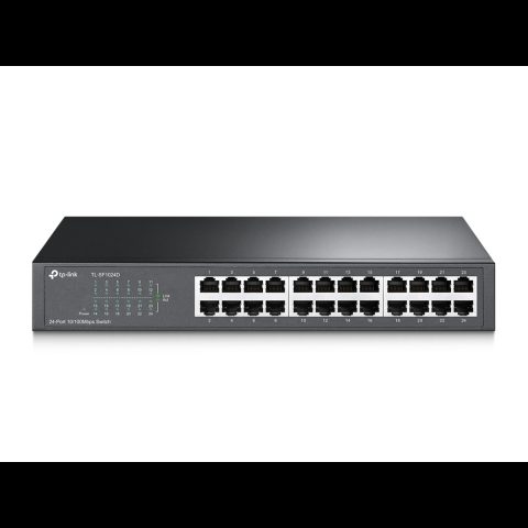 TP-Link TL-SF1024D tīkla pārslēgs Nepārvaldīts Fast Ethernet (10/100) Pelēks