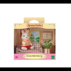 Sylvanian Families Chocolate Rabbit Father Set (Settee)