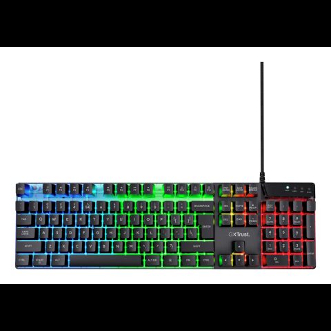 Trust GXT 835 Azor клавиатура Игровой USB QWERTY Чешский