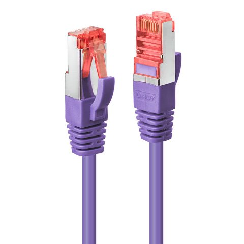 Lindy 47822 tīkla kabelis Lillā 1 m Cat6 S/FTP (S-STP)
