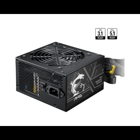 MSI MAG A750BN PCIE5 II barošanas avotu vienība 750 W 24-pin ATX ATX Melns