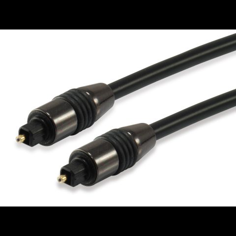 Equip 147922 audio kabelis 3 m Toslink Melns
