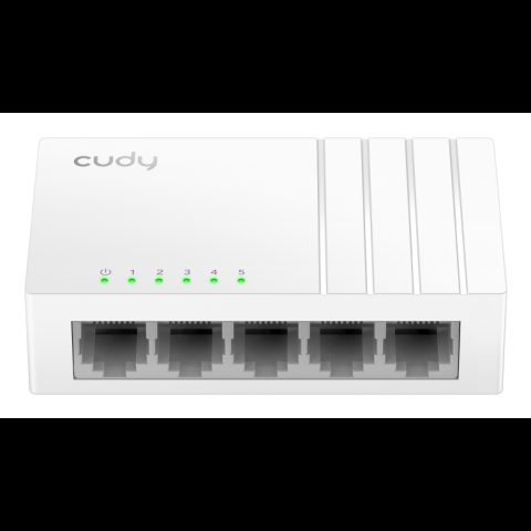 Cudy GS105U tīkla pārslēgs Nepārvaldīts Gigabit Ethernet (10/100/1000) Balts
