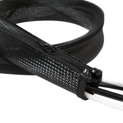 LogiLink KAB0049 kabeļu uzmava Melns