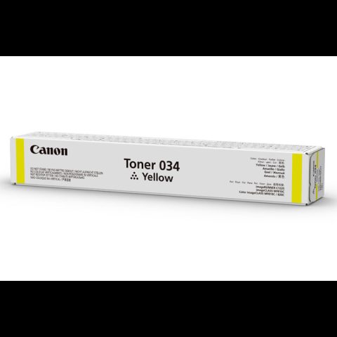 Canon 034 tonera kārtridžs 1 pcs Oriģināls Dzeltens