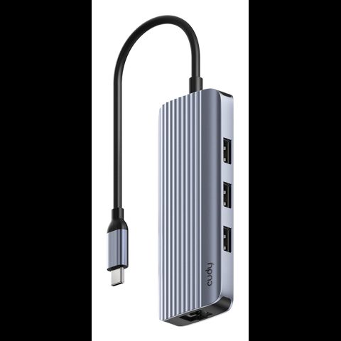 Cudy UH606 laptop dock/port replicator Wired USB 3.2 Gen 1 (3.1 Gen 1) Type-C…