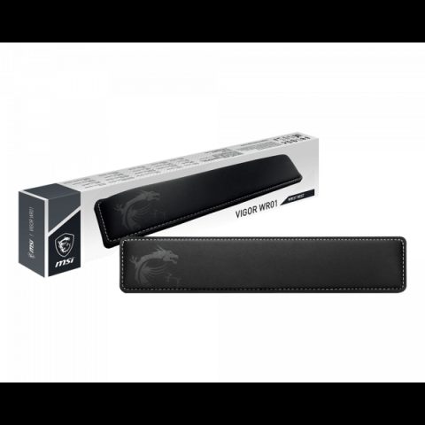 MSI VIGOR WR01 Keyboard Wrist Rest 'Black with Iconic Dragon design