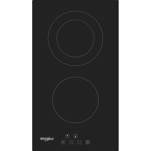Whirlpool WRD 6030 B Melns Iebūvēts 30 cm Keramika 2 zone(s)