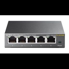 TP-Link TL-SG105E Vadīts L2 Gigabit Ethernet (10/100/1000) Melns