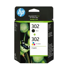 Hewlett Packard (HP) HP 302 2-pack Black/Tri-color Original Ink Cartridges