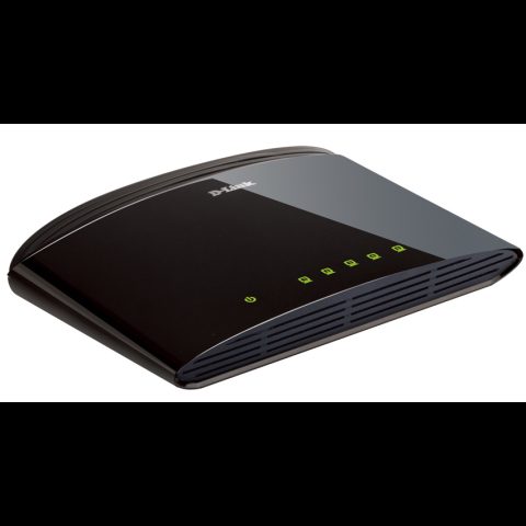 D-Link DES-1005D Unmanaged Fast Ethernet (10/100) Black