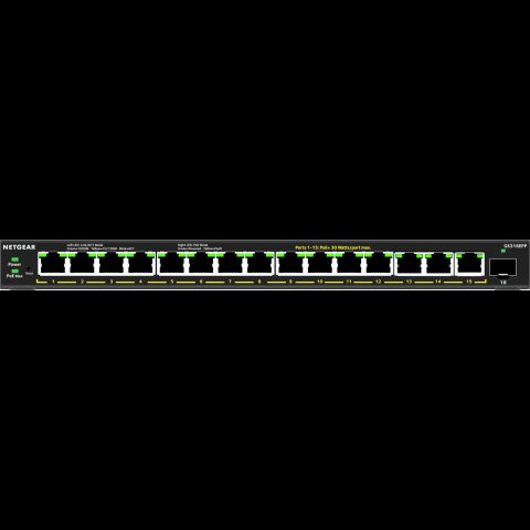 Netgear GS316EPP Управляемый Gigabit Ethernet (10/100/1000) Питание по Ethernet…