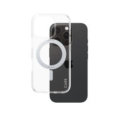Panzer Glass PanzerGlass CARE™ by ® Case Transparent w. Silver Kickstand & MagSafe iP…