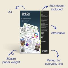 Epson C13S450075 tintes printeru papīrs A4 (210x297 mm) Plakans 500 lapas Balt…