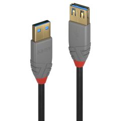 Lindy 36763 USB kabelis USB 3.2 Gen 1 (3.1 Gen 1) 3 m USB A 5 Gbit/s Melns