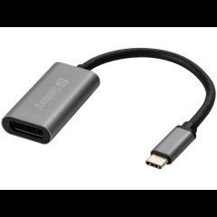 Sandberg 136-19 video kabeļu aksesuārs USB Veids-C DisplayPort Pelēks