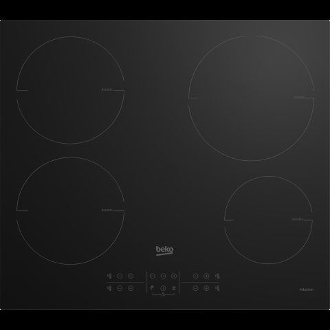 Beko HII 64200 MT Black Built-in 60 cm Zone induction hob 4 zone(s)