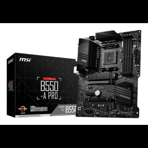 MSI B550-A PRO mātes plate AMD B550 Ligzda AM4 ATX