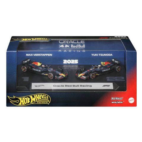 Hot Wheels Premium Formula 1 2-Pack of Toy Cars