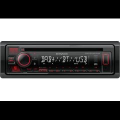 Kenwood KDC-BT450DAB car media receiver Black 50 W Bluetooth