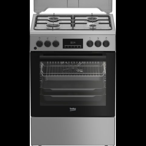 Beko FBM62320SDS Brīvi stāvoša plīts Elektrisks Gāzes Melns