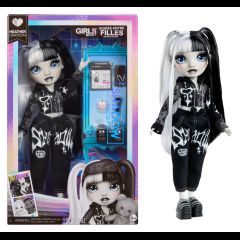 MGA Rainbow High Shadow High Fashion Doll Girls' Night - Heather (black/whit…