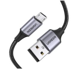 Ugreen UG-60146 USB cable USB 2.0 1 m Micro-USB A USB A 0.48 Gbit/s Black