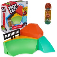 Tech Deck Quarter Bowl Ruckus Fingerborda komplekts