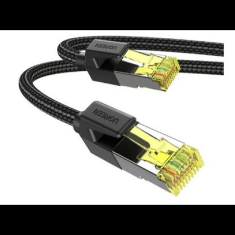 Ugreen 80423 tīkla kabelis Melns 2 m Cat7 F/FTP (FFTP)