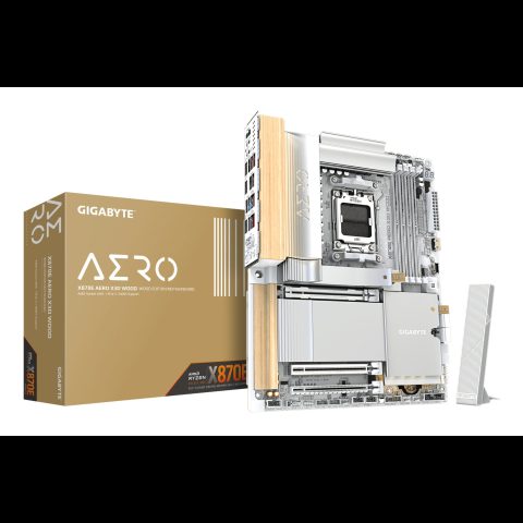 Gigabyte X870E AERO X3D WOOD AMD X870E AM5 pieslēgvieta ATX