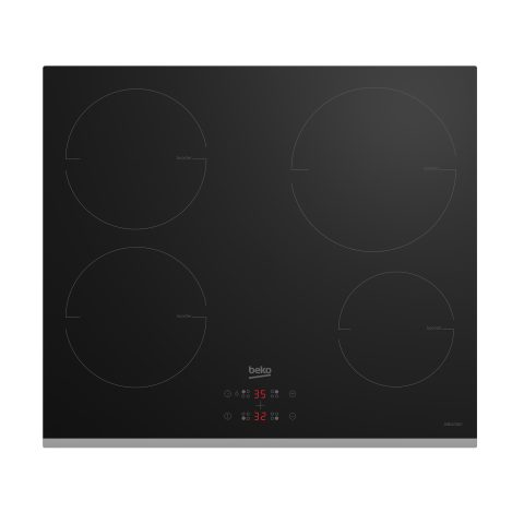 Beko HII64402MTX plīts virsmas sildelements Melns Iebūvēts 60 cm Zonas indukc…