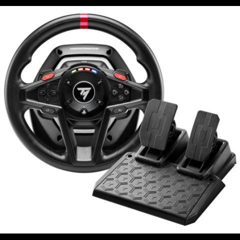 Thrustmaster T128-P Simtask Pack Melns USB Stūre + pedāļi Analogā / digitālā PC (dato…