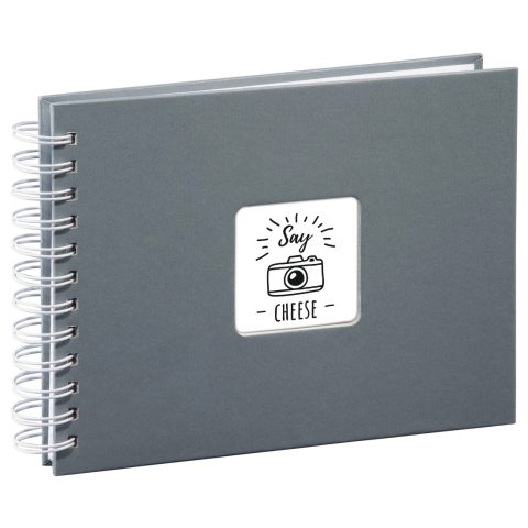 Hama Fine Art photo album Grey 50 sheets 10 x 15 cm Spiral binding