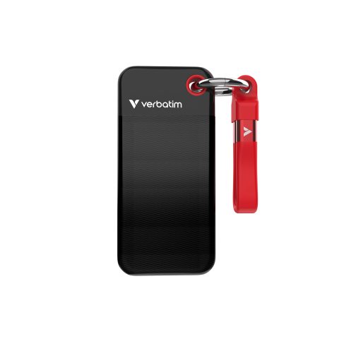 Verbatim Pocket SSD 2 TB USB Veids-C 3.2 Gen 2 (3.1 Gen 2) Melns