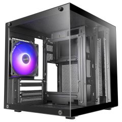 Tacens Mars Gaming MC-CUBE datoru korpuss & statnis Mini Tower Melns