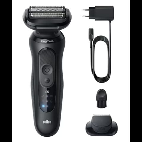 Braun Series 5 52-N1200S Sietiņa skuveklis Trimmeris Melns