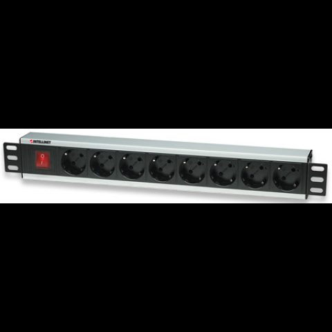 Intellinet 19" Rackmount Белый 8 розетка(и) 250 V 3 m