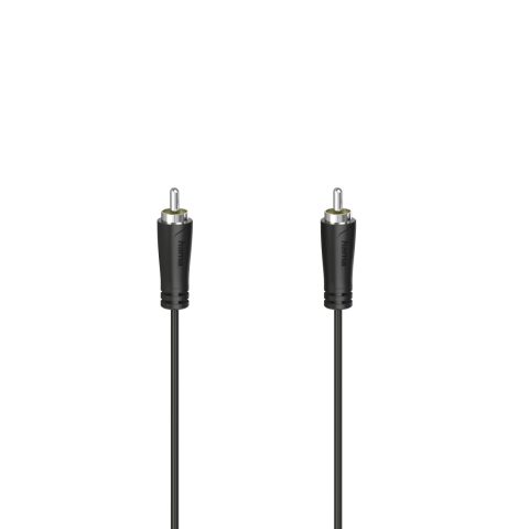 Hama 00205099 audio kabelis 3 m RCA Melns