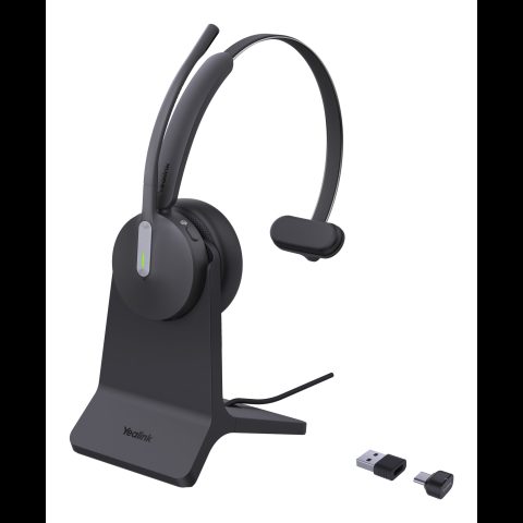 Yealink BH70 Mono with Stand Teams Austiņas Bezvadu Birojs / zvanu centrs USB Ty…