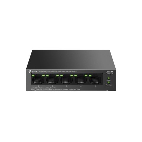 TP-Link LiteWave LS105GP сетевой коммутатор Неуправляемый Gigabit Ethernet (10/1…