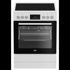 Beko FBM67320WS Отдельностоящая плита для готовки Электричество Керамический…