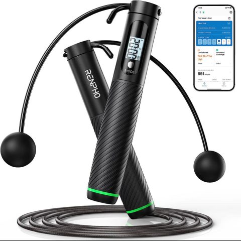 Renpho Smart Jump Rope Black 430 g
